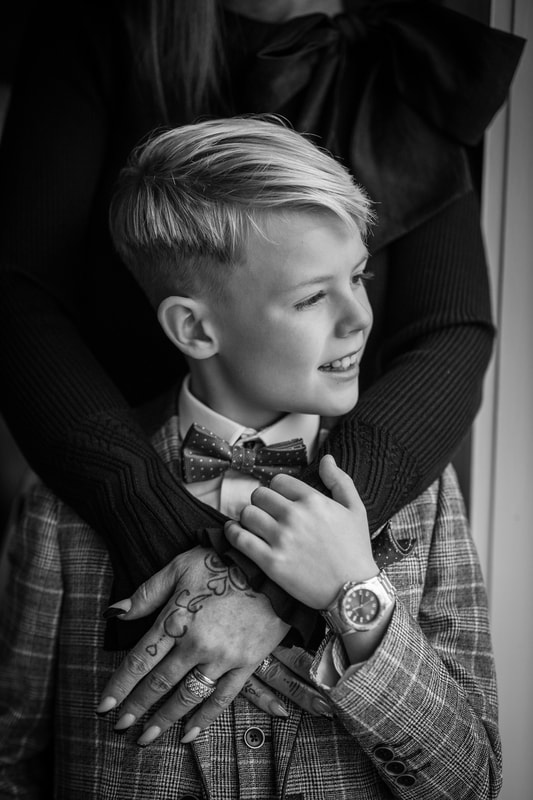 Boy portrait at his Communion Day. Photographer in Dublin